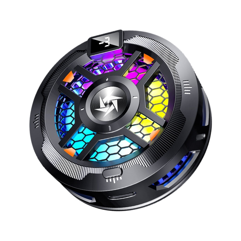 Magnetic Phone Cooler for effective gaming and overheating protection with LED lights.