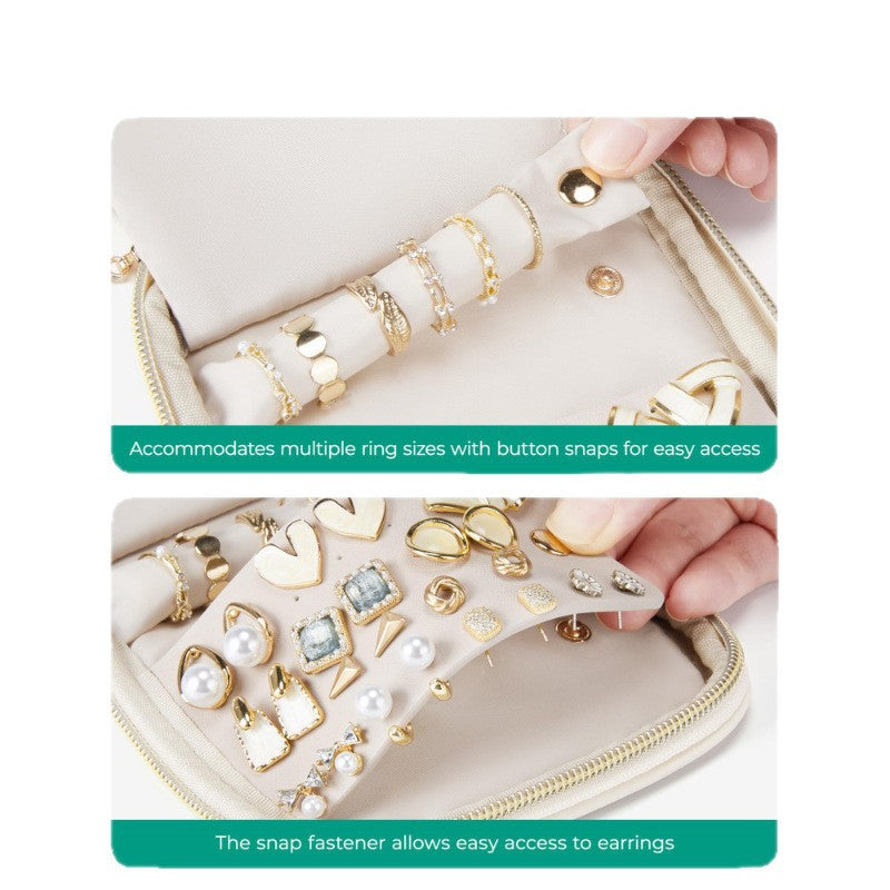 Mini Leather Jewelry Organizer