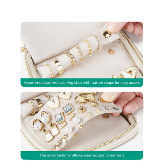 Mini Leather Jewelry Organizer