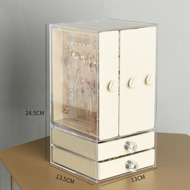 Transparent Jewelry Organizer Box