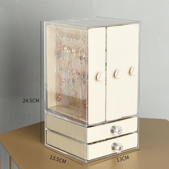 Transparent Jewelry Organizer Box