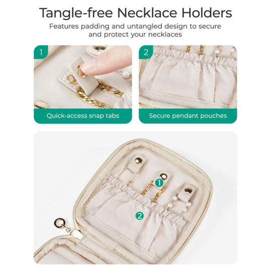 Mini Leather Jewelry Organizer