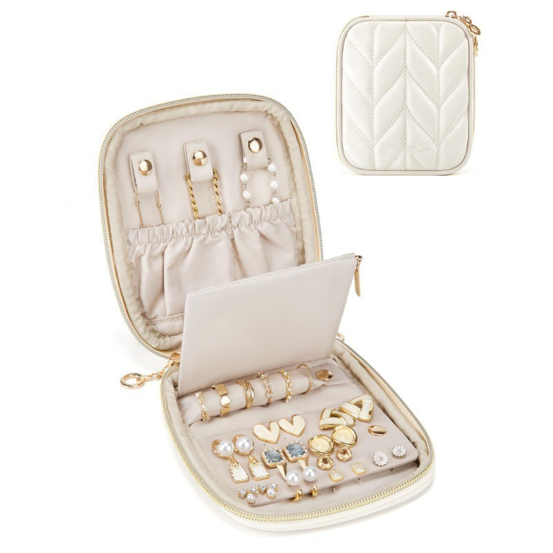 Mini Leather Jewelry Organizer