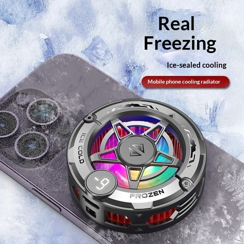 Magnetic phone cooler for mobile gaming