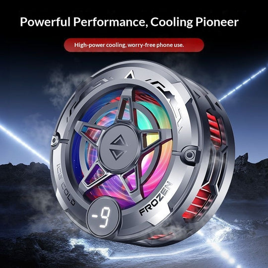 Magnetic phone cooler for mobile gaming