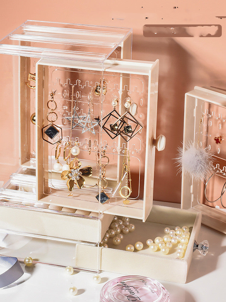Transparent Jewelry Organizer Box