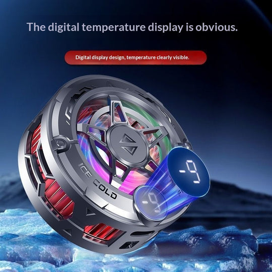 Magnetic phone cooler for mobile gaming